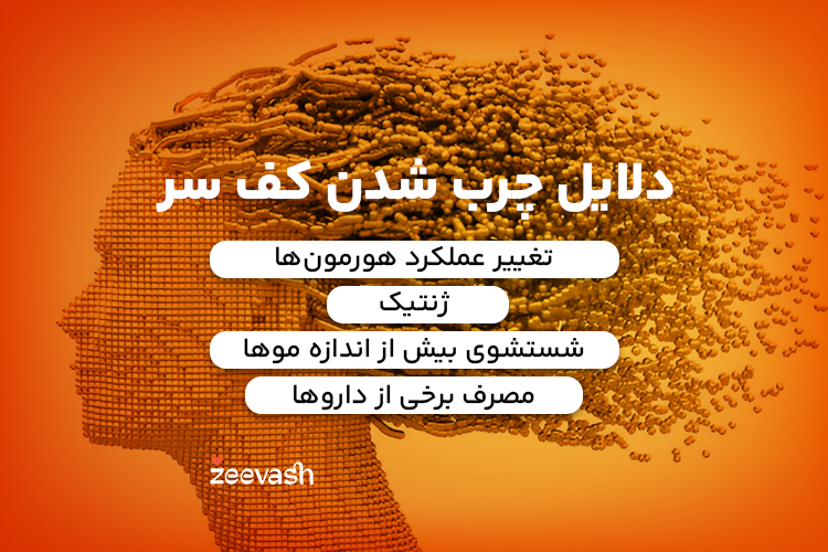 دلایل چرب شدن کف سر